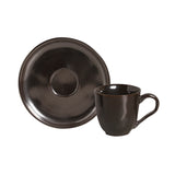 ORGANIC COFFEE CUP + BIO SAUCER METALLICA