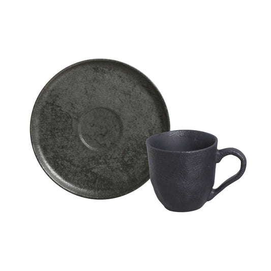 ORGANIC COFFEE CUP + BIO SAUCER CHROMIUM