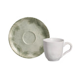 ORGANIC COFFEE CUP + BIO SAUCER TROPICALIA