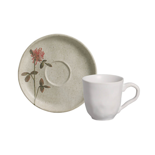 ORGANIC COFFEE CUP + BIO SAUCER CAMPESTRE