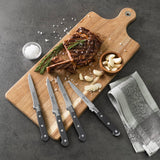 Au Nain Set of 4 Prince Gastronome Steak Knives with Pewter