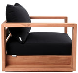 Tulum Teak Outdoor Patio Chair - Stylish Resilient Design for Relaxing and Entertaining Outdoors