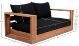 Tulum Teak Outdoor Loveseat - Stylish, Durable, and Weather-Resistant Seating for Your Patio Retreat
