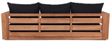 Tulum Teak Outdoor Sofa - Stylish Patio Seating with Waterproof Fabric for Ultimate Relaxation