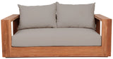 Tulum Teak Outdoor Loveseat - Stylish, Durable, and Weather-Resistant Seating for Your Patio Retreat
