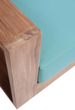 Tulum Teak Outdoor Patio Chair - Stylish Resilient Design for Relaxing and Entertaining Outdoors