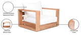 Tulum Teak Outdoor Patio Chair - Stylish Resilient Design for Relaxing and Entertaining Outdoors