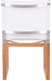 Tulum Teak Outdoor Dining Side Chair - Durable Mesh Fabric for Stylish Relaxation & Comfort