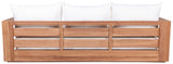 Tulum Teak Outdoor Sofa - Stylish Patio Seating with Waterproof Fabric for Ultimate Relaxation