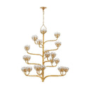 Agave Americana Gold Chandelier
