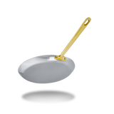 Mauviel M'COOK B Crepe Pan Eclipse With Brass Handles, 11.8-In
