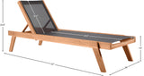 Tulum Teak Outdoor Chaise Lounge Chair - Stylish, Durable, and Adjustable for Ultimate Relaxation