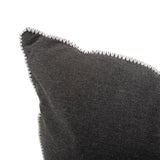 20 x 20 Outdoor Pillow with Dec Cord- Seascape Charcoal- Poly Insert