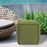 Square Pouf Seascape Moss