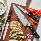 ZWILLING Professional S 18-Piece Knife Block Set, Chef Knife, Serrated Utility Knife, Steak Knife Set, Black