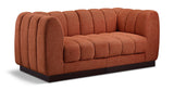 Quinn 69" Chenille Fabric Upholstered 2pc. Modular Loveseat
