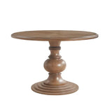 Farmhouse 46" Round Pedestal Dining Table *