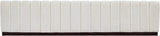 Quinn 128" Chenille Fabric Upholstered 4pc. Armless Modular Sofa