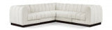 Quinn 101" Chenille Fabric Upholstered 5pc. Modular Sectional