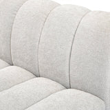 Quinn 165" Chenille Fabric Upholstered 6pc. Modular Sectional