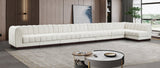 Quinn 229" Chenille Fabric Upholstered 8pc. Modular Sectional