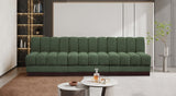 Quinn 96" Chenille Fabric Upholstered 3pc. Armless Modular Sofa