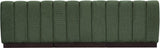 Quinn 96" Chenille Fabric Upholstered 3pc. Armless Modular Sofa