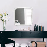 Templeton Mirror In Matte White