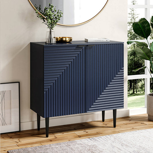 Lasse 35" Tall+2-Door Accent Cabinet