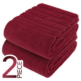 American Soft Linen 35x70 Inch Jumbo Bath Sheet Set of 2 – Extra Large 100% Cotton Turkish Bath Towels