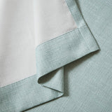 Heathered Patio Window Curtain, Aqua Blue