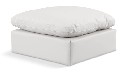 Indulge - Faux Leather Ottoman