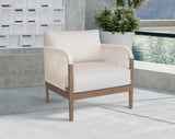 Maui Outdoor Patio Chair - Elegant Water-Resistant Design with Quick-Dry Foam for Ultimate Comfort