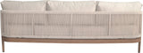 Maui Outdoor Patio Sofa - Elegant Aluminum Frame with Quick-Dry Cushions for Ultimate Comfort