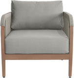 Maui Outdoor Patio Chair - Elegant Water-Resistant Design with Quick-Dry Foam for Ultimate Comfort