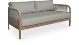 Maui Outdoor Patio Loveseat - Elegant Aluminum Frame with Quick-Dry Cushions for Ultimate Comfort