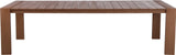 Maui Natural Outdoor Patio Dining Table - Stylish 108" Aluminum Frame, Perfect for Gatherings!