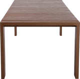 Maui Natural Outdoor Patio Dining Table - Stylish 108" Aluminum Frame, Perfect for Gatherings!