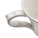 White Vintage-Style Tea Cup & Saucer Set