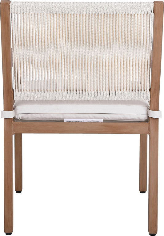 Maui Outdoor Patio Dining Arm Chair Set of 2 - Stylish Aluminum Frame with Quick-Dry Cushions