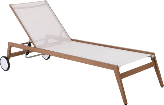 Maui Outdoor Patio Lounger - Stylish Aluminum Frame with Quick-Dry Comfort for Your Relaxation Space