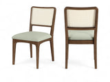 Atrium - Upholstered Seat Dining Chair With Brushed Brown Base (Set of 2)