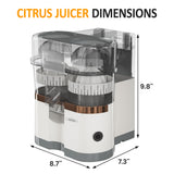 Dual Head Electric Citrus Juicer, Plug-in Juicer Machine