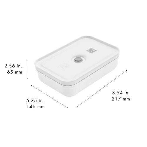 ZWILLING Fresh & Save Plastic Lunch Box White, Airtight Food Storage Container