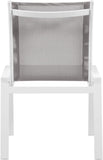 Nizuc Outdoor Patio Dining Chair Set - Stylish Waterproof Mesh Fabric & Durable Aluminum Frame