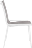 Nizuc Outdoor Patio Dining Chair Set - Stylish Waterproof Mesh Fabric & Durable Aluminum Frame