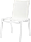 Nizuc Outdoor Patio Dining Chair Set - Stylish Waterproof Mesh Fabric & Durable Aluminum Frame