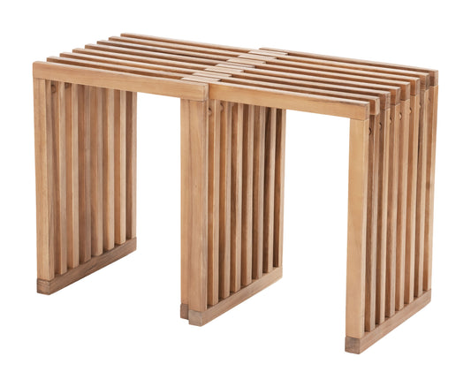 Riviera Extendable Stool (Set of 2) Natural