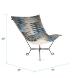 Puff Chair Complete Navajo Navy