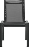 Nizuc Outdoor Patio Dining Chair Set - Stylish Waterproof Mesh Fabric & Durable Aluminum Frame